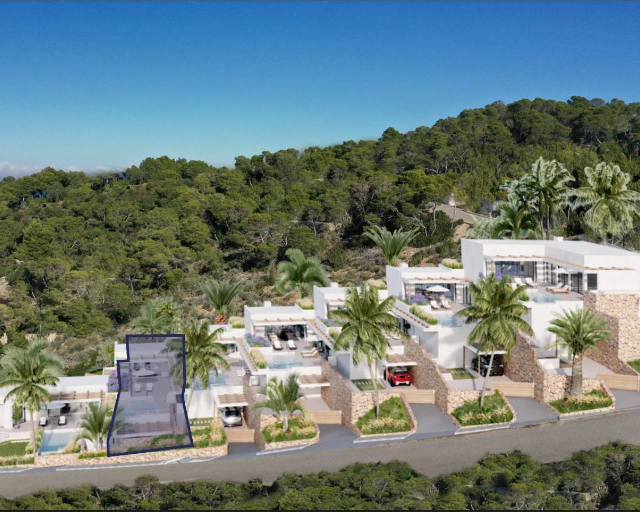 Villa / Half vrijstaand - Nieuwe panden - Ibiza - Sant Josep de sa Talaia